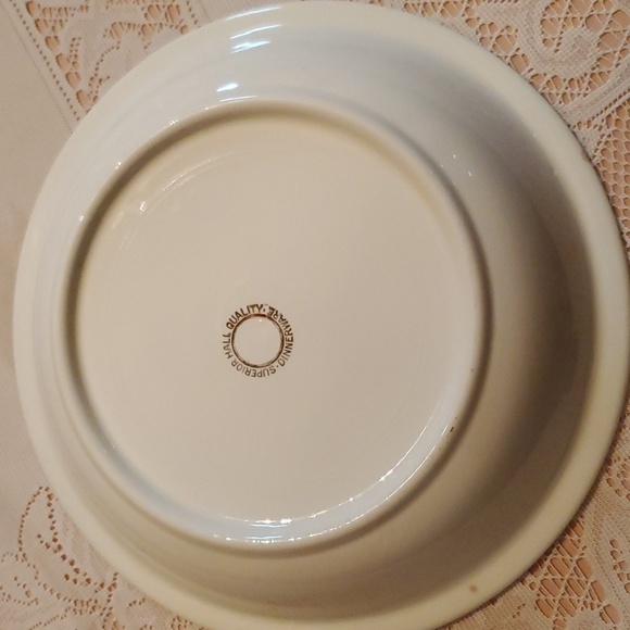 1930’s Vintage Hall China Poppy Radiance Pie Plate - Picture 5 of 7